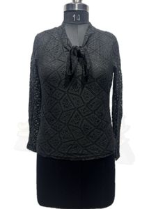 Elegant Black Lace Top