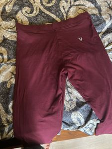 free size Maroon Comfortable Lounge Pants