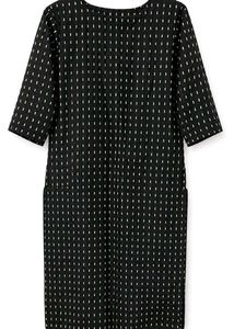 Brand New Elegant Black Kurta with Gold Print