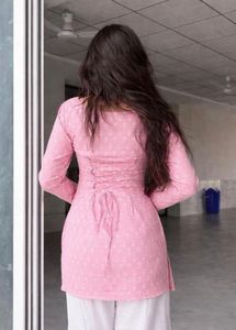 Chic Kurta Set - Blue &amp; Pink💙💗