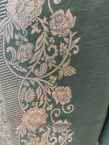 Foil Print Dupatta with Tassels
