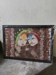 Radha Krishna Framed Artwork