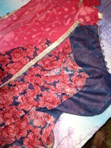 Red saree