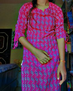 Pink Patterned Kuta set