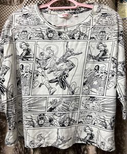 Honey by Pantaloons Marvel Comic Print T-Shirt