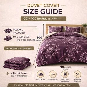 Elegant Mandala Print Duvet Cover