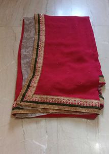 Elegant multi colour Embroidered Saree