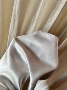 white satin slip dress