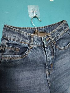 Blue Wide Leg Jeans