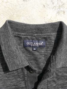 Men's Grey Heathered Polo T-Shirt