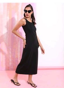 Tokyo Talkies Women Maxi Black Dress