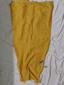 AVAASA Yellow Printed Sleeveless Kurta