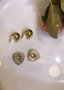 Chic Heart &amp; Hoop Earrings Set