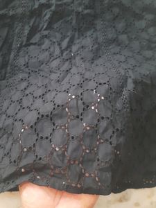 Elegant Black Lace Skirt
