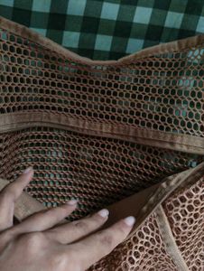 Summer Beach Stylish Mesh Woven Tote Bag