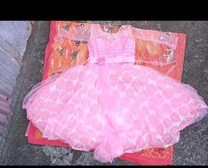 Pink Tulle Party Dress
