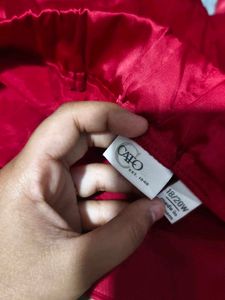 Elegant Red Wide Leg Trousers