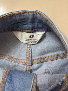 Light Wash Denim Shorts