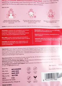 Pox Xo Sundowner  Super Soothing Sheet Mask