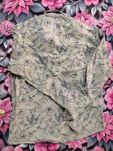 Floral Print Men's Shirt