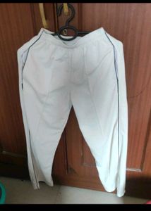 Boy's White Cricket Tracksuit (size:34)