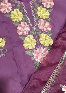 Kashmiri Ari Work Embroidered Kurta Set