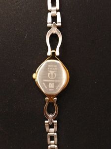 Titan Women's Watch - Elegant Two-Tone Design