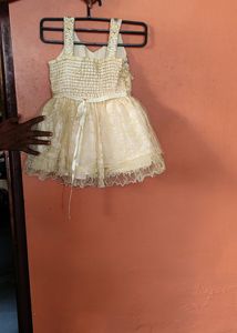 Cream Colour Frock Available