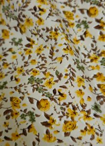 Cute Yellow Ribbed Tank Top &amp; Floral Skort Set