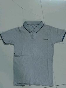 Reebok Grey Henley T-Shirt