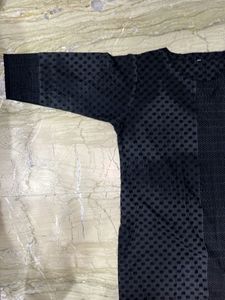 Elegant Black Embroidered Kurta