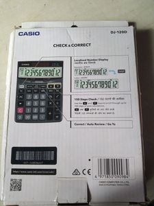 Casio DJ-120D 150 Steps Check and Correct Desktop