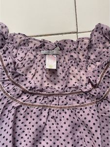 Chic Polka Dot Blouse💜
