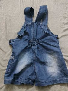 Cute Little Sailor Denim Overalls for Kids