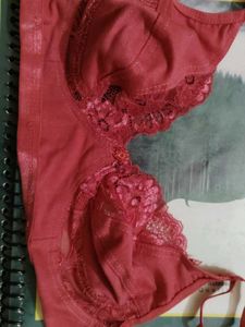 Red Bra and Panty Set