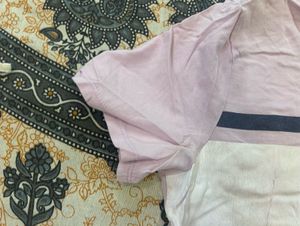 Striped Tie-Front T-Shirt