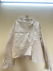 Oversized white Collared Shirt