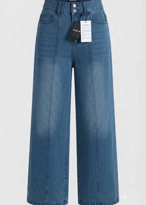 Wide Leg Denim Jeans