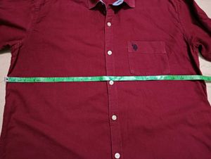US Polo Assn. Maroon Shirt