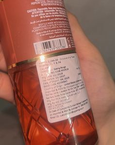 seeing rouge from bath and body works