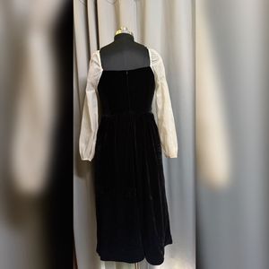Vintage Corset Velvet Dress