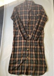 Plaid Shirt Dress