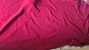 Vibrant Maroon Kurta with Gold Print