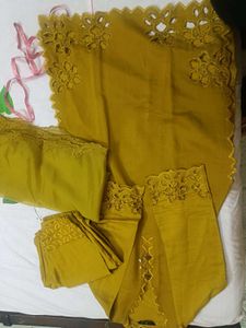 yellow greenish suit set