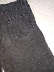 grey straight Leg Jeans