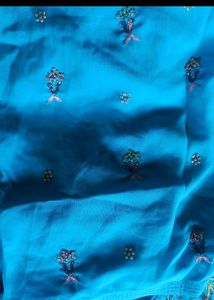 Elegant Teal Embroidered Kurta Set