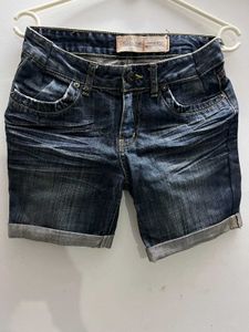 Classic Denim Bermuda Shorts