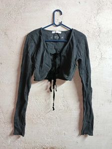 Trendy Winter Fashion Cropped Shrug