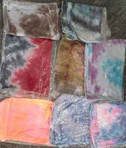 Aesthetic Tie-Dye Scarves - Set of 3