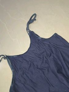 Navy Blue Bikini Top